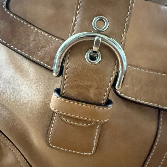 COACH Tobacco Leather Satchel Handbag Y2K 2004- Women Bags 🤎 - Picture 2 of 7